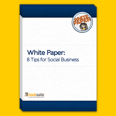 HootSuite White Paper – 8 Tips for Social Business