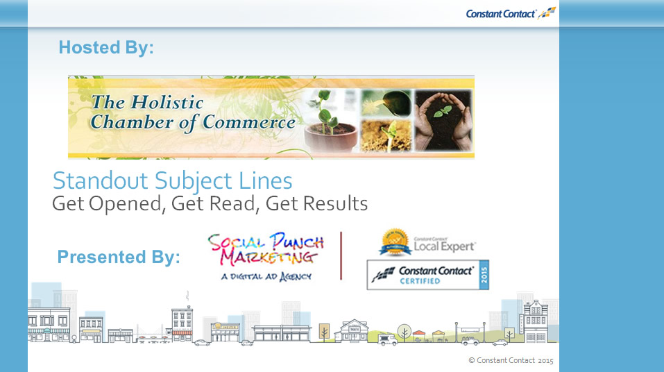 WEBINAR REPLAY – Stand Out Subject Lines with Constant Contact